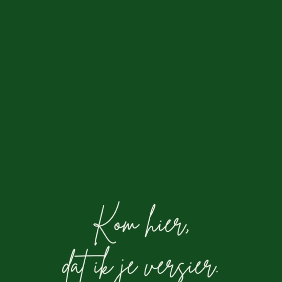 Kom hier dat ik je versier